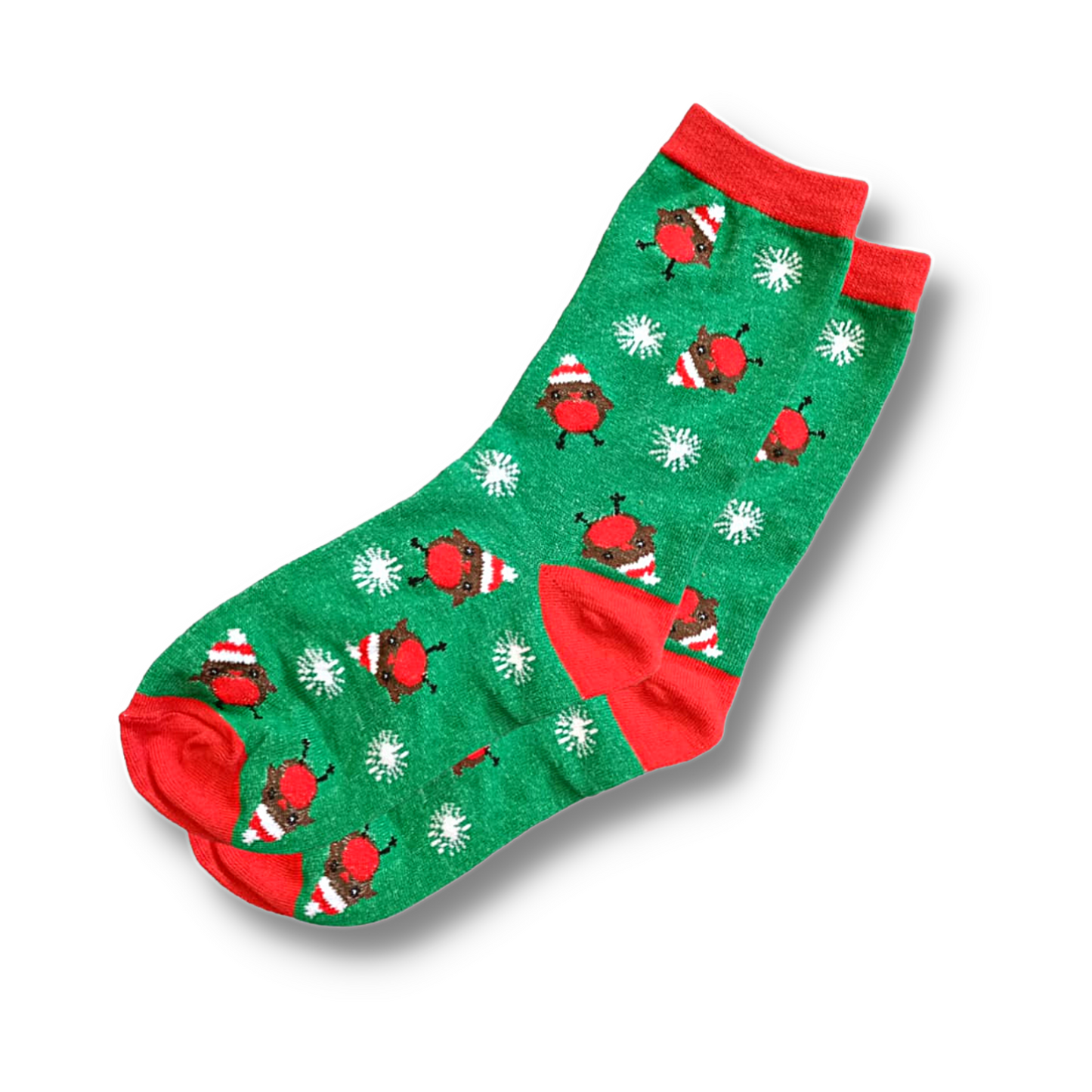 Christmas Robin Socks - The Pet Drop