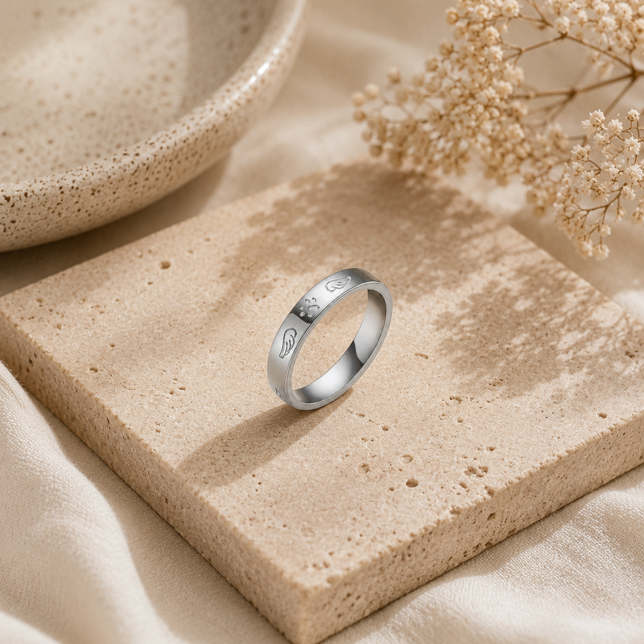 Angel Paws Ring - The Pet Drop
