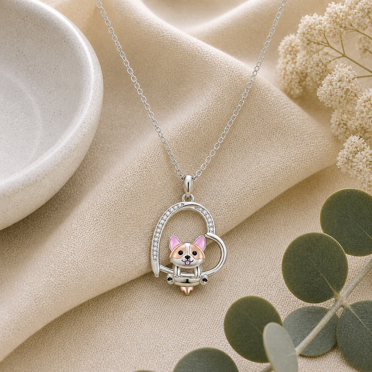 Cheeky Pup Necklace - The Pet Drop