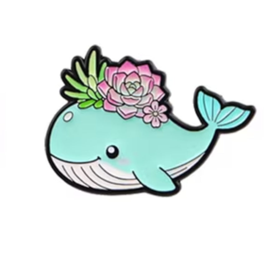Blue Whale Badge - The Pet Drop