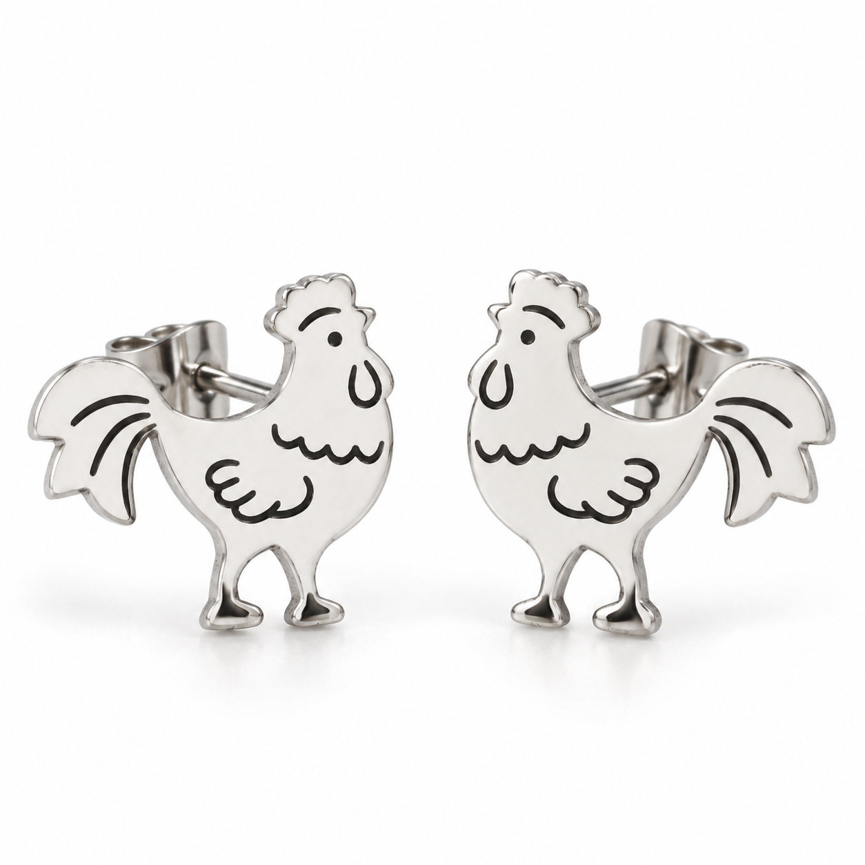 Cheeky Chicken Earrings