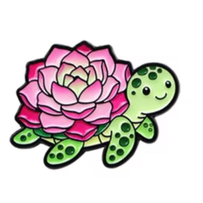 Happy Turtle Badge - The Pet Drop