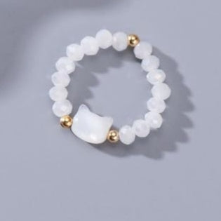 White Cat Ring
