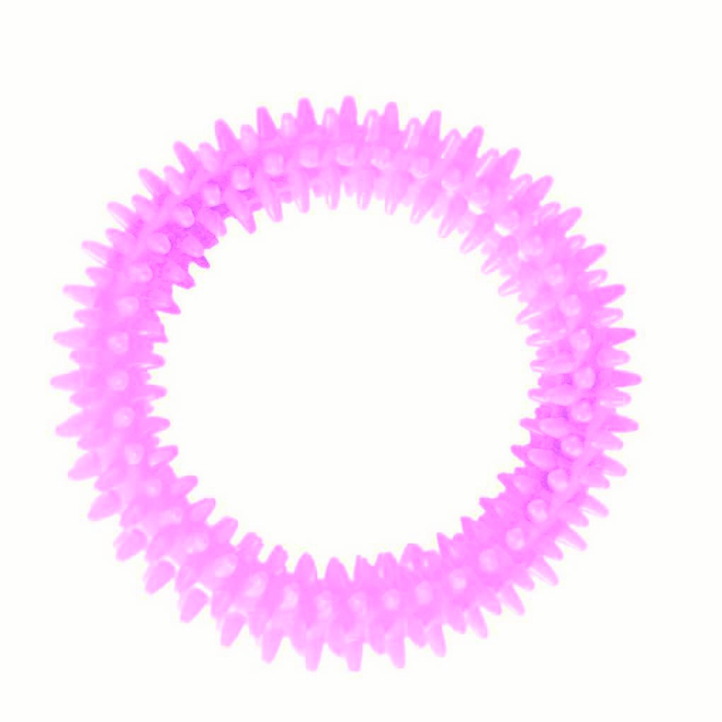 Dental Ring Chew Toy (Pink) - The Pet Drop