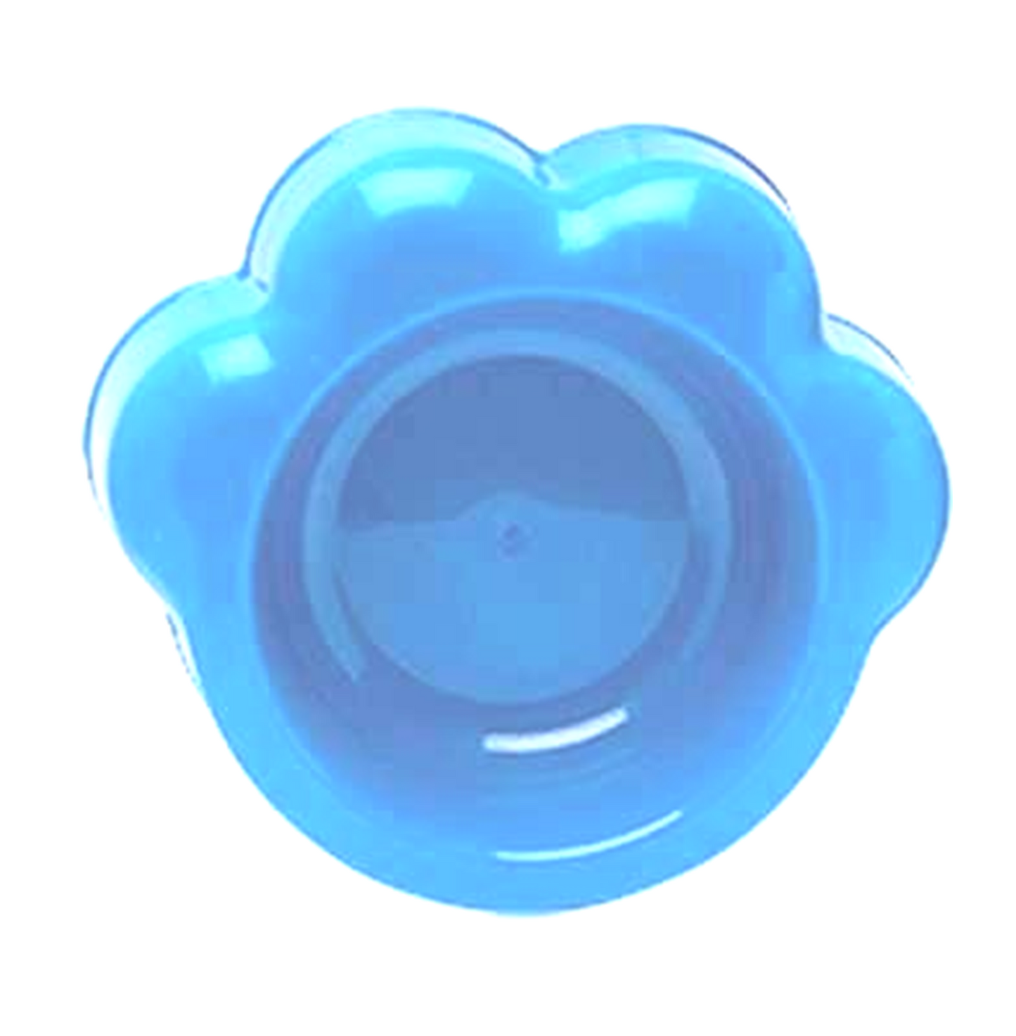 Non Slip Blue Paw Print Pet Bowl - The Pet Drop
