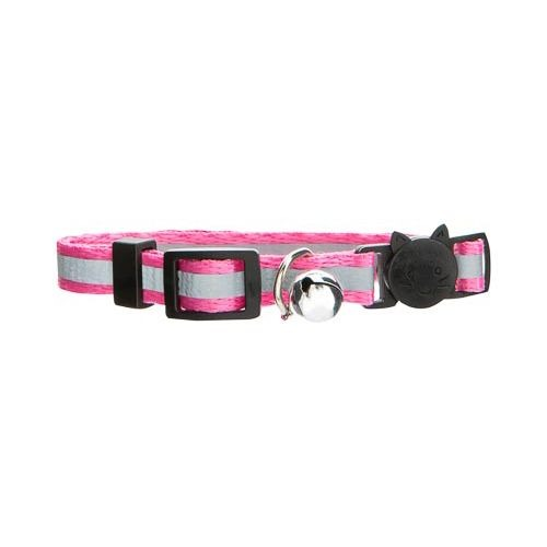 Reflective Cat Collar (Pink) - The Pet Drop