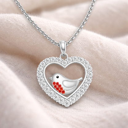 A Robin's Love Necklace - The Pet Drop