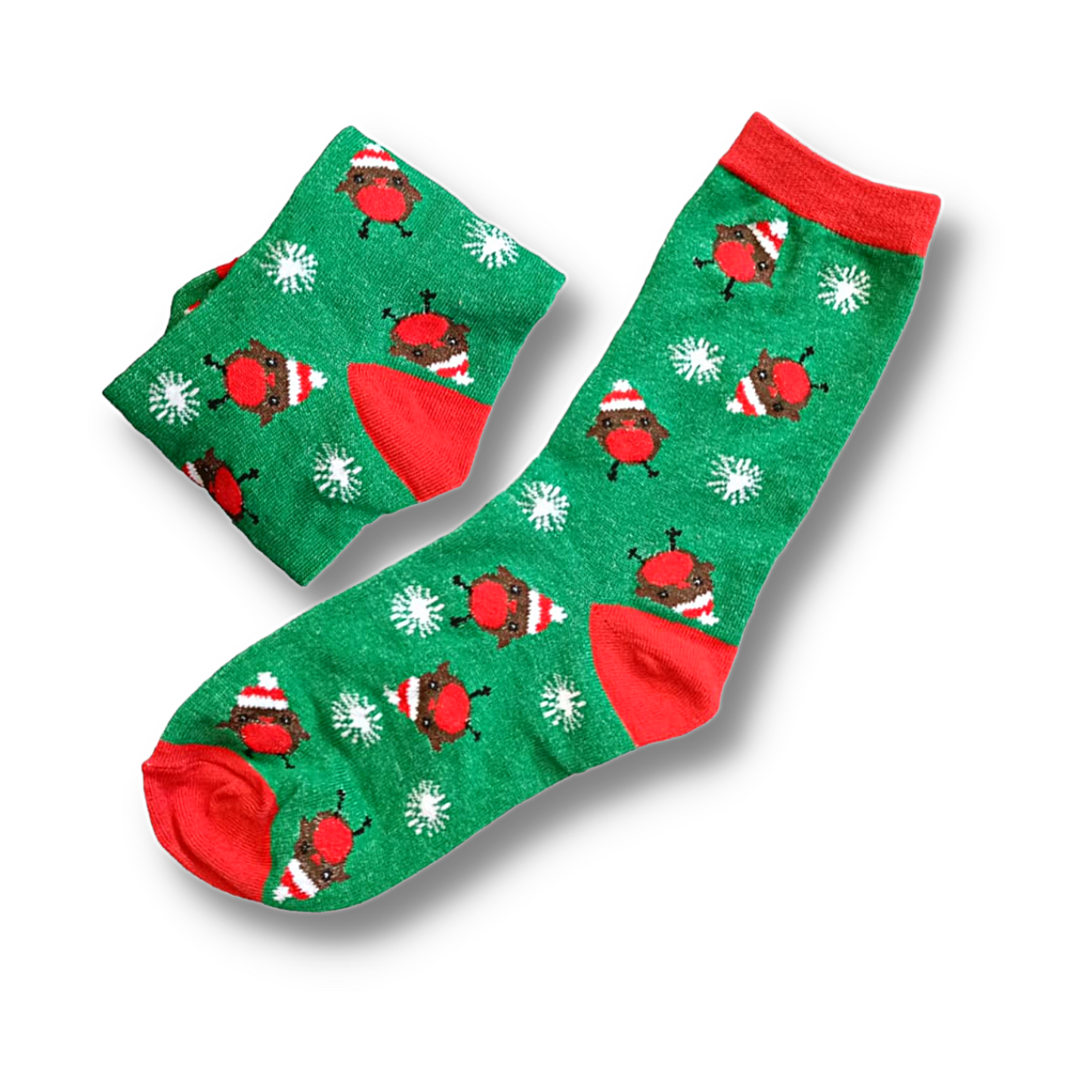 Christmas Robin Socks - The Pet Drop