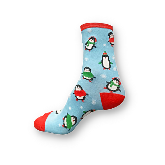 Winter Penguin Socks
