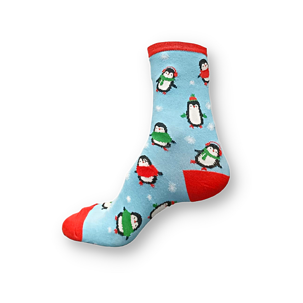 Christmas Penguin Socks