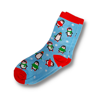 Winter Penguin Socks