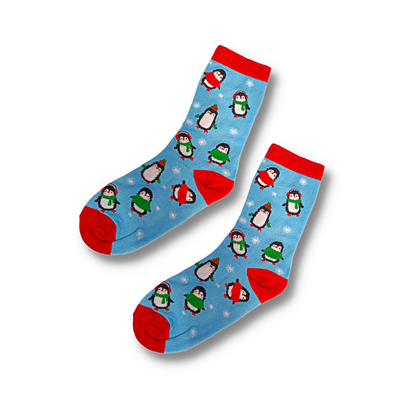 Winter Penguin Socks