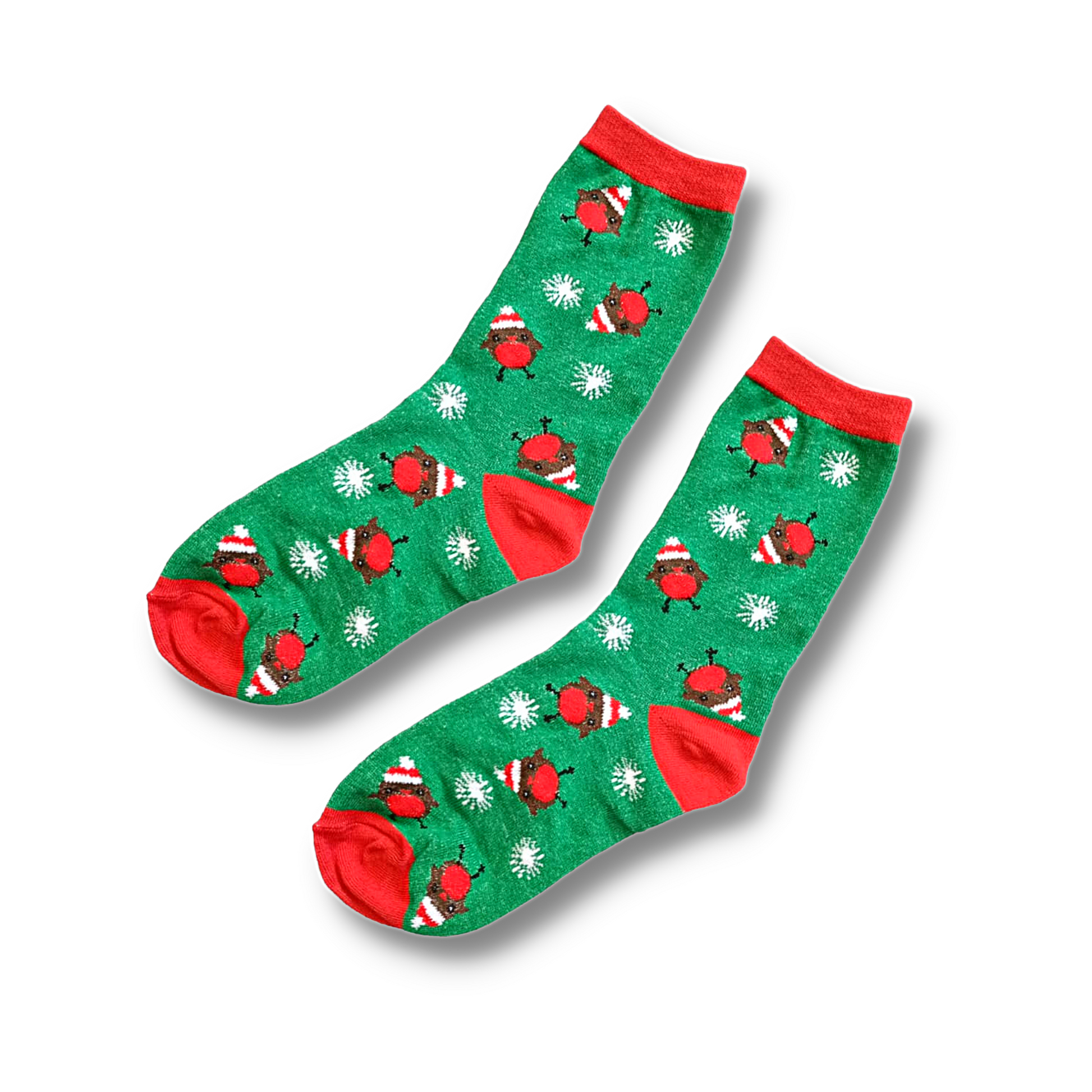 Christmas Robin Socks - The Pet Drop