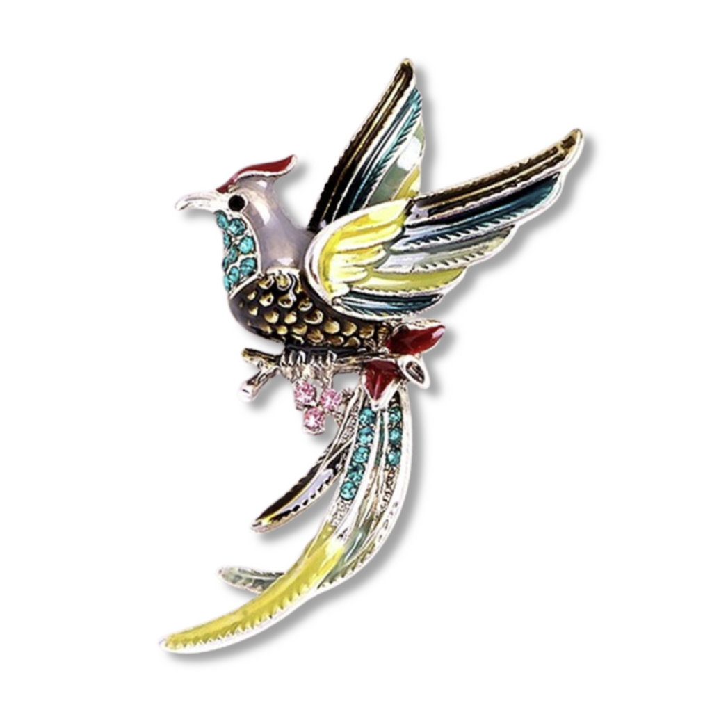 Exotic Bird Brooch