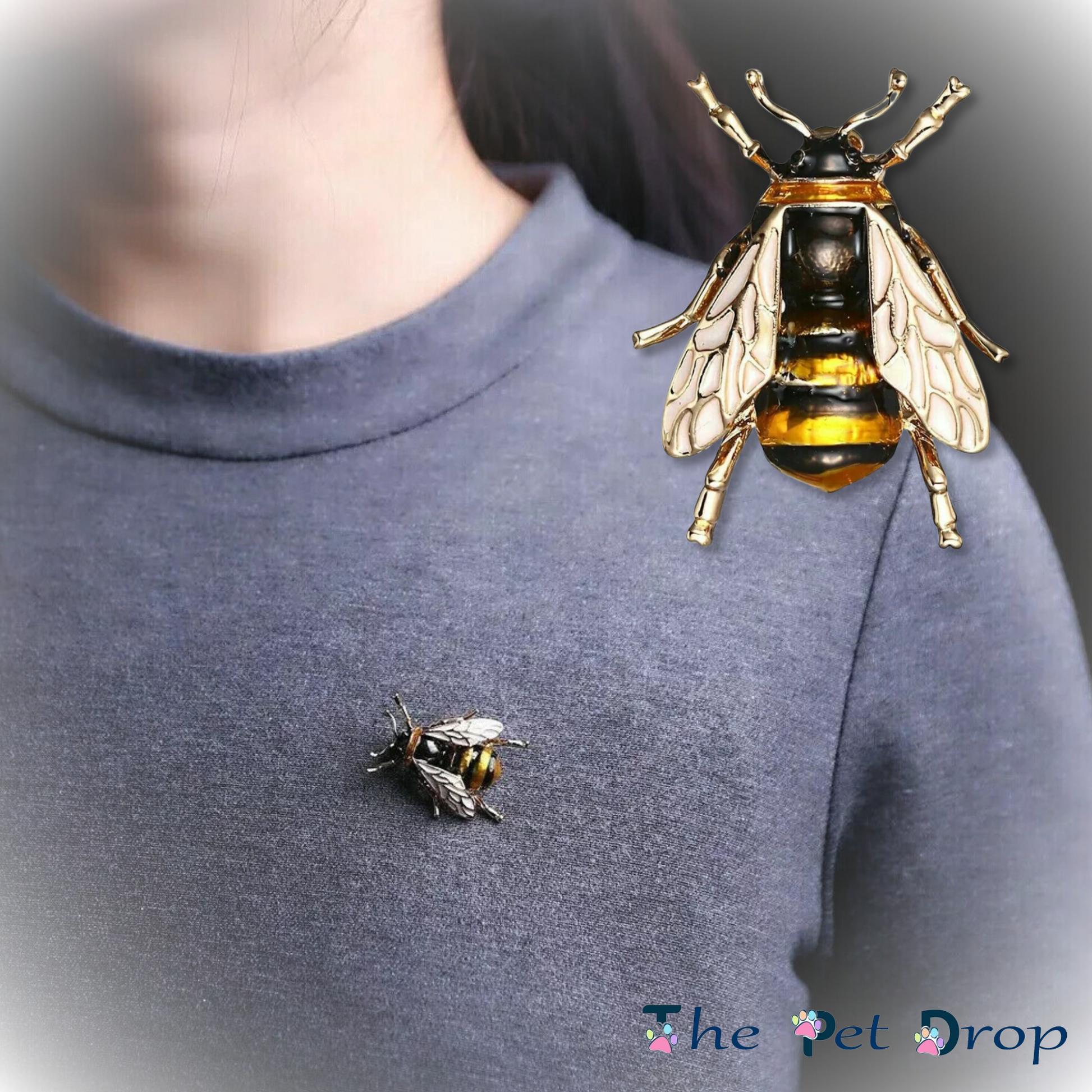 Bumblebee Brooch - The Pet Drop
