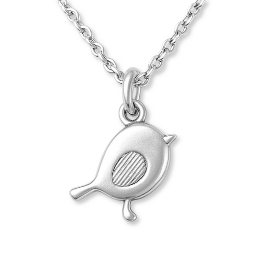 Silver Robin Necklace - The Pet Drop