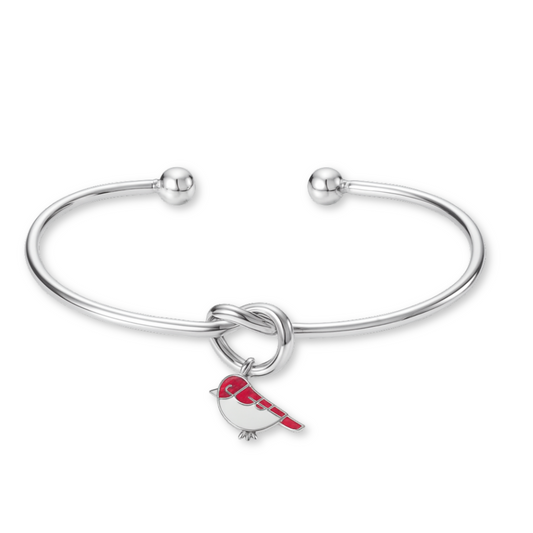 Forever Red Robin Bangle - The Pet Drop