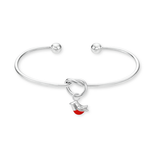 Forever Robin Bangle (Red Breast Limited Edition) - The Pet Drop