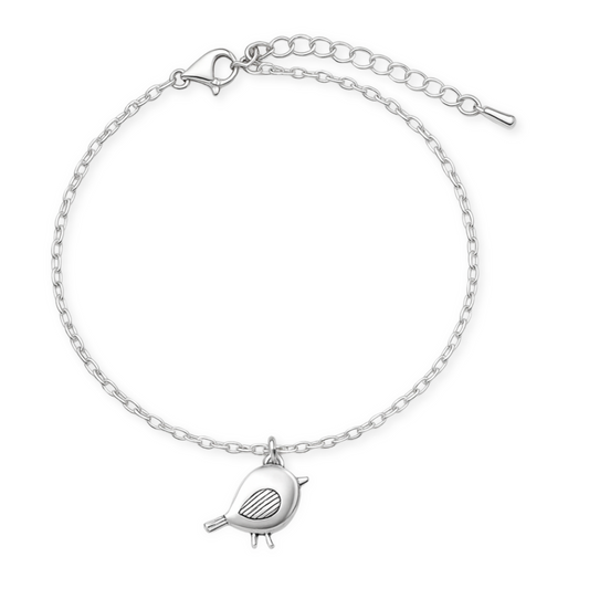 Silver Robin Bracelet - The Pet Drop