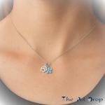 Pawget-Me-Not Necklace