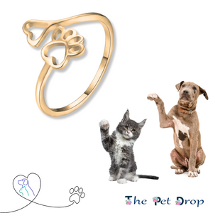 Paws of Love Ring Rose Gold