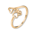 Paws of Love Ring Rose Gold