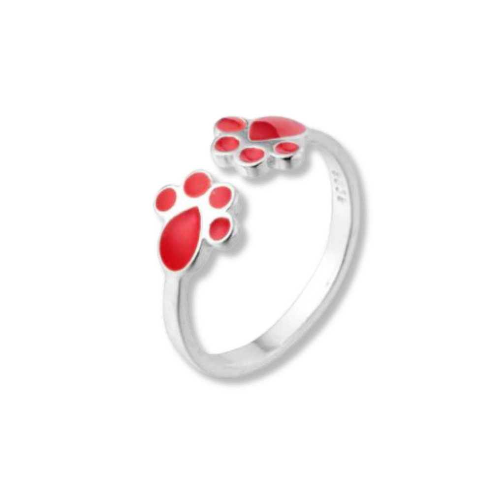 Red Paws Ring