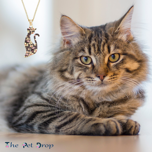 Flowery Cat Necklace