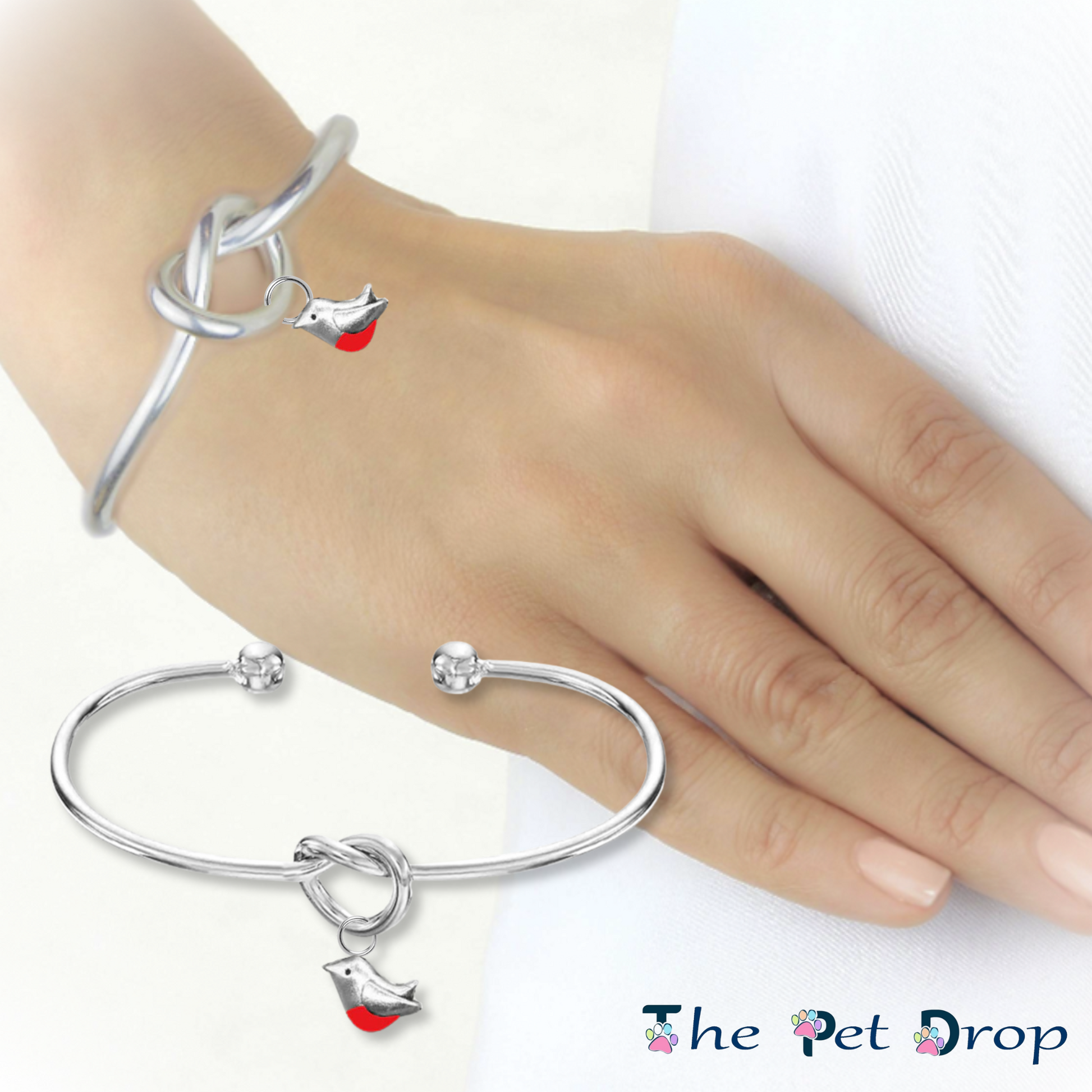 Forever Robin Bangle (Red Breast Limited Edition) - The Pet Drop