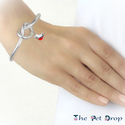 Forever Robin Bangle (Red Breast Limited Edition) - The Pet Drop