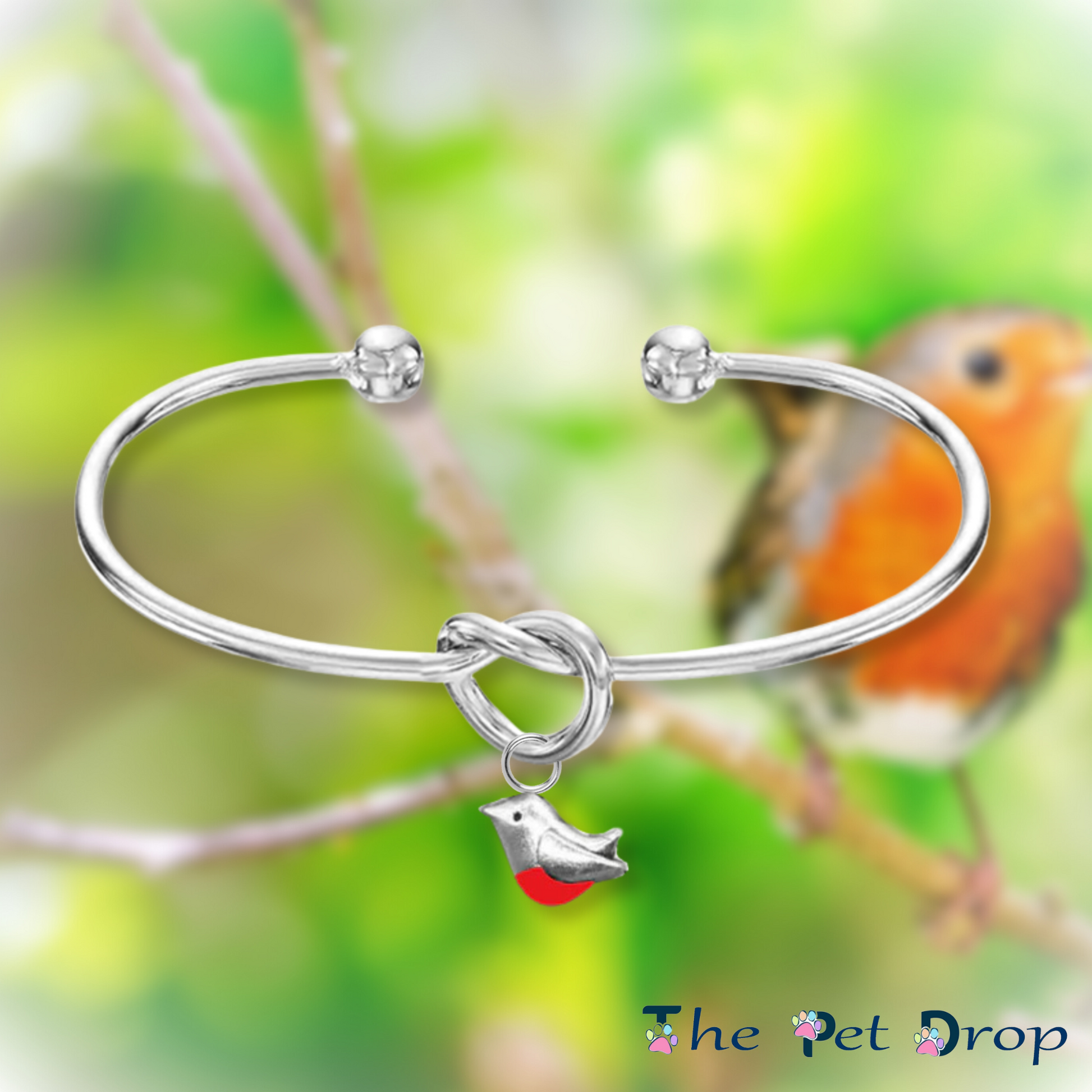 Forever Robin Bangle (Red Breast Limited Edition) - The Pet Drop