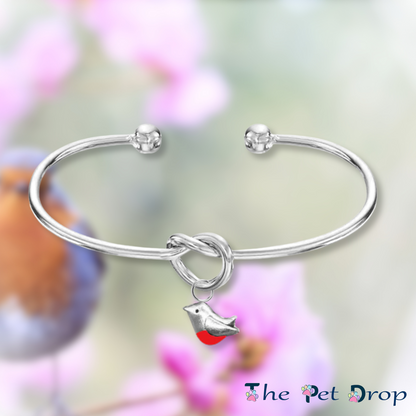 Forever Robin Bangle (Red Breast Limited Edition) - The Pet Drop