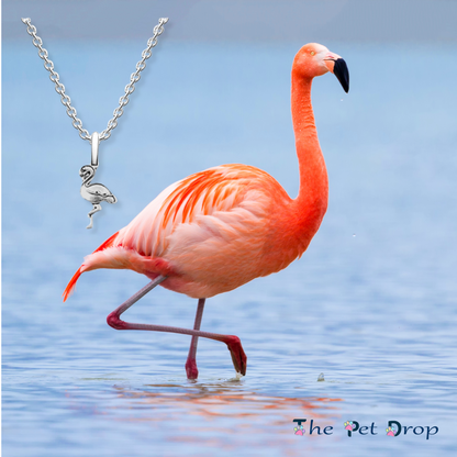 Funny Flamingo Necklace - The Pet Drop