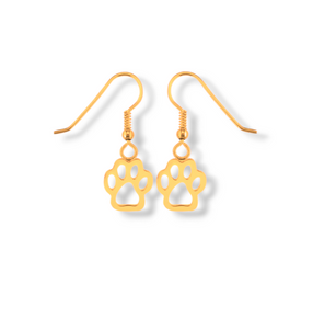 Golden Paws Earrings