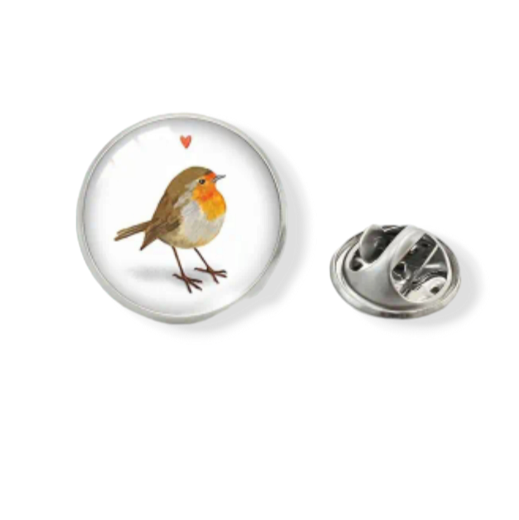 Robin's Love Pin Badge - The Pet Drop