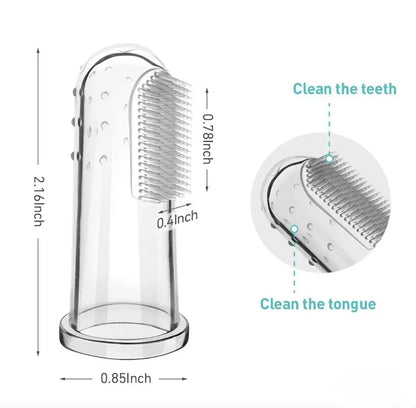Finger Toothbrush - The Pet Drop