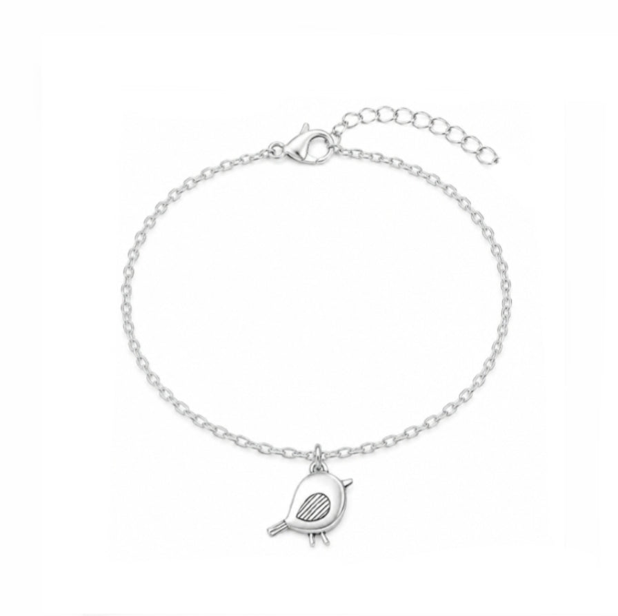 Silver Robin Bracelet - The Pet Drop