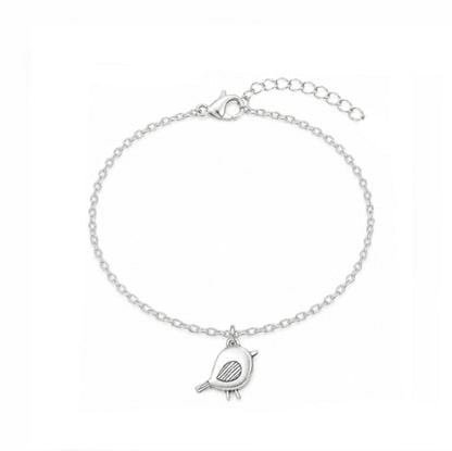 Silver Robin Bracelet - The Pet Drop