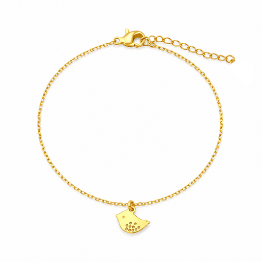Golden Robin's Song Bracelet - The Pet Drop