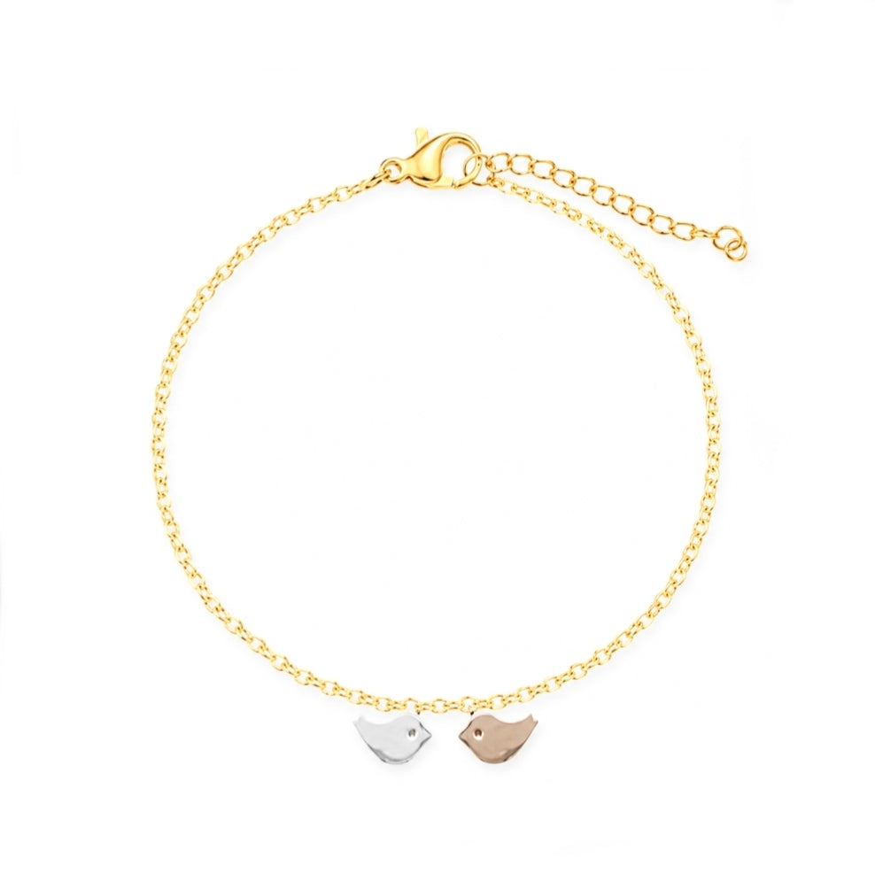 Two Little Robin's Bracelet - The Pet Drop