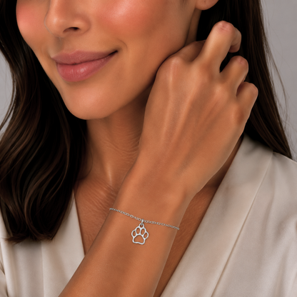 Paw Print of Love Bracelet - The Pet Drop