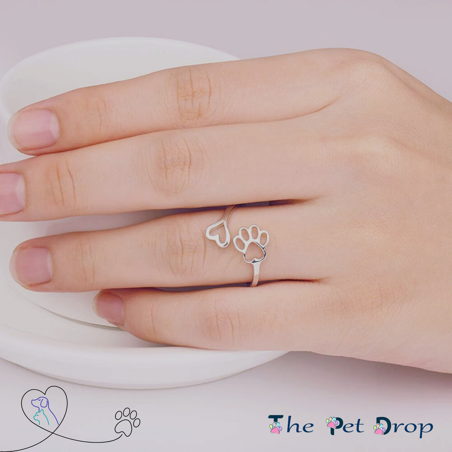 Paws of Love Ring - The Pet Drop