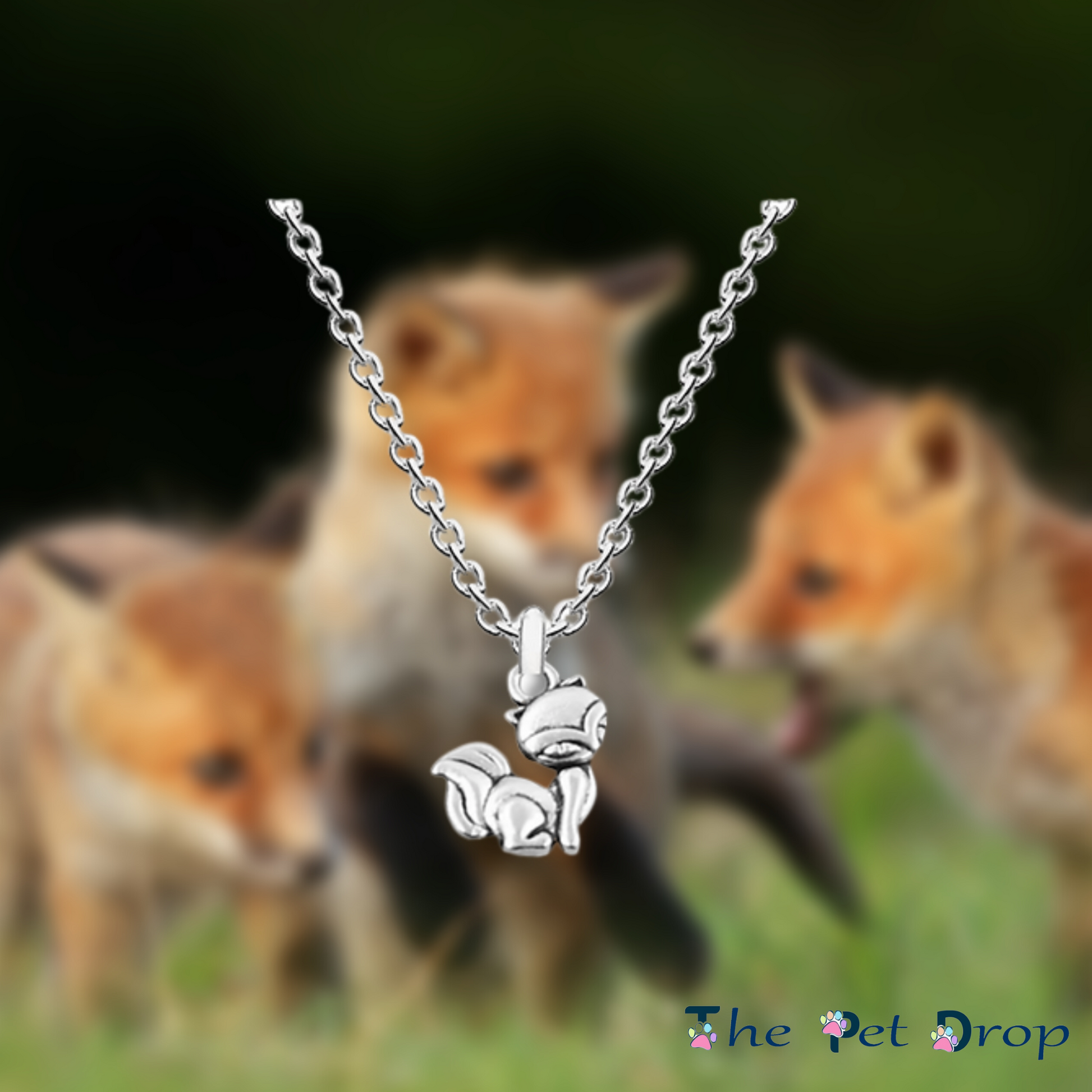 Little Fox Necklace - The Pet Drop