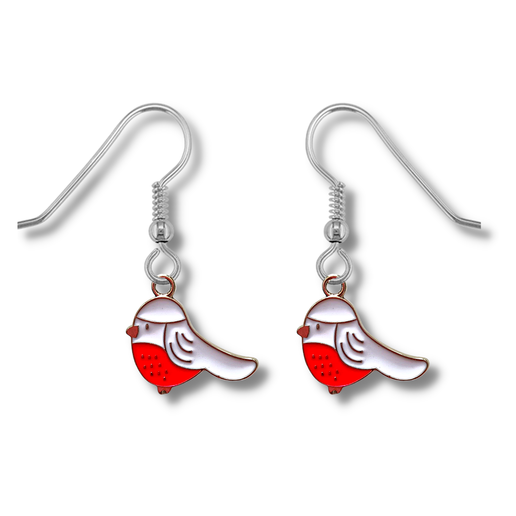 Christmas Robin Earrings