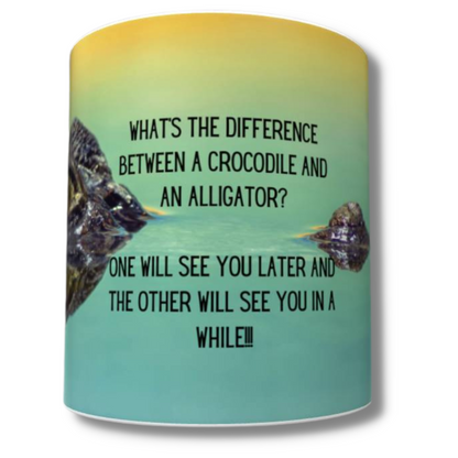 Alligator & Crocodile Crack-a-Joke Mug - The Pet Drop