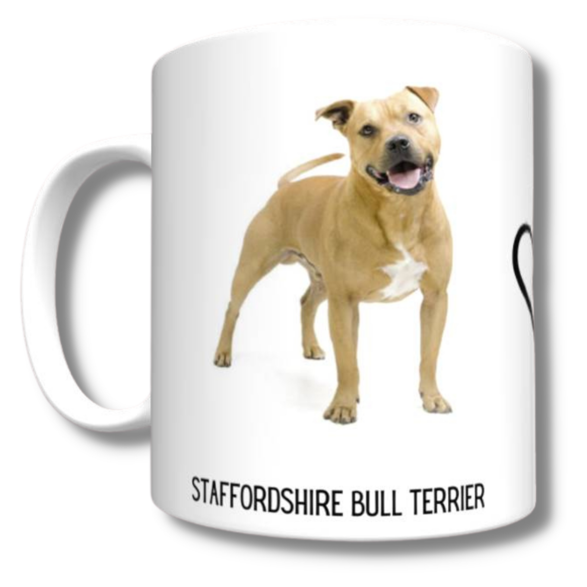 Staffordshire Bull Terrier Mug (Brown) - The Pet Drop