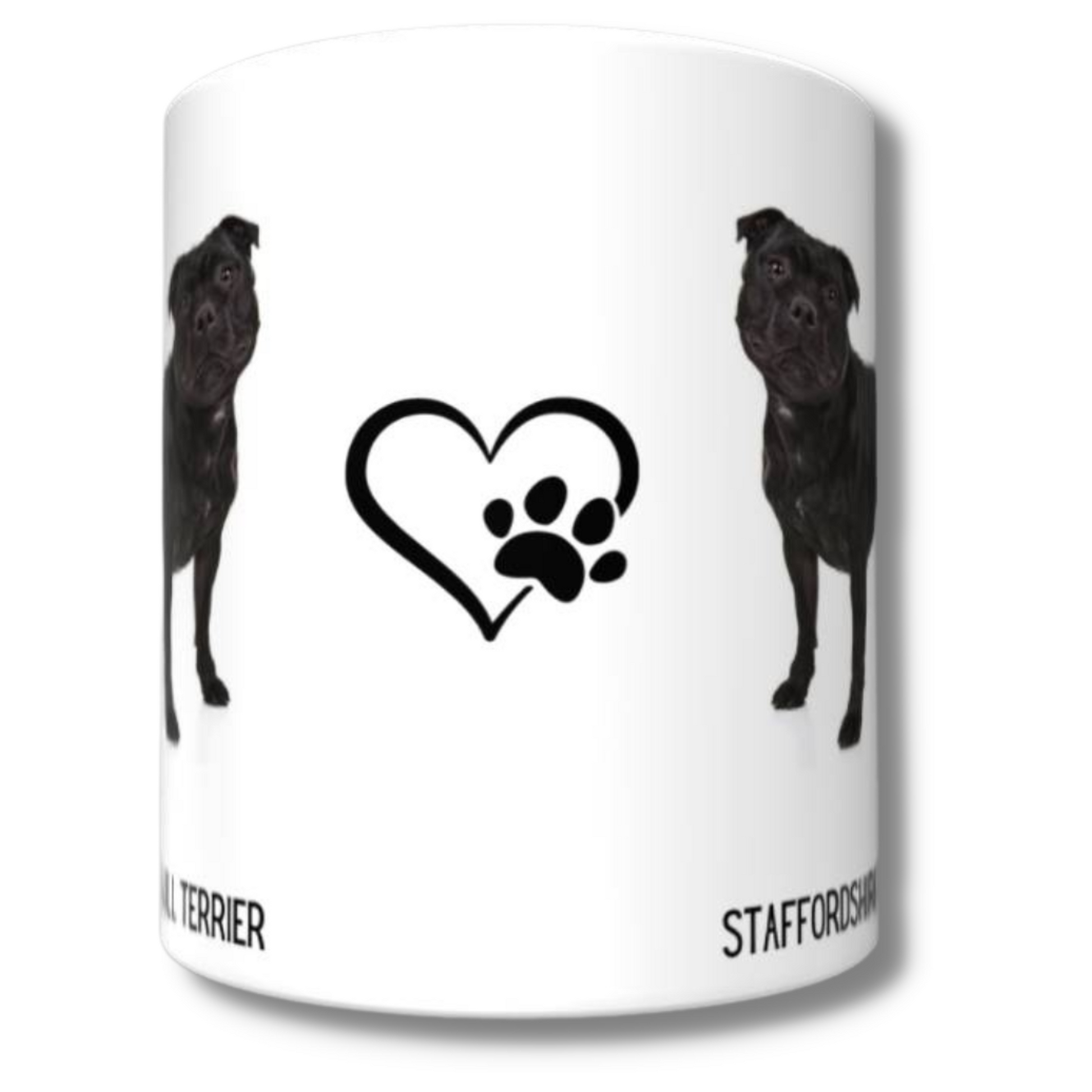 Staffordshire Bull Terrier Mug (Black) - The Pet Drop