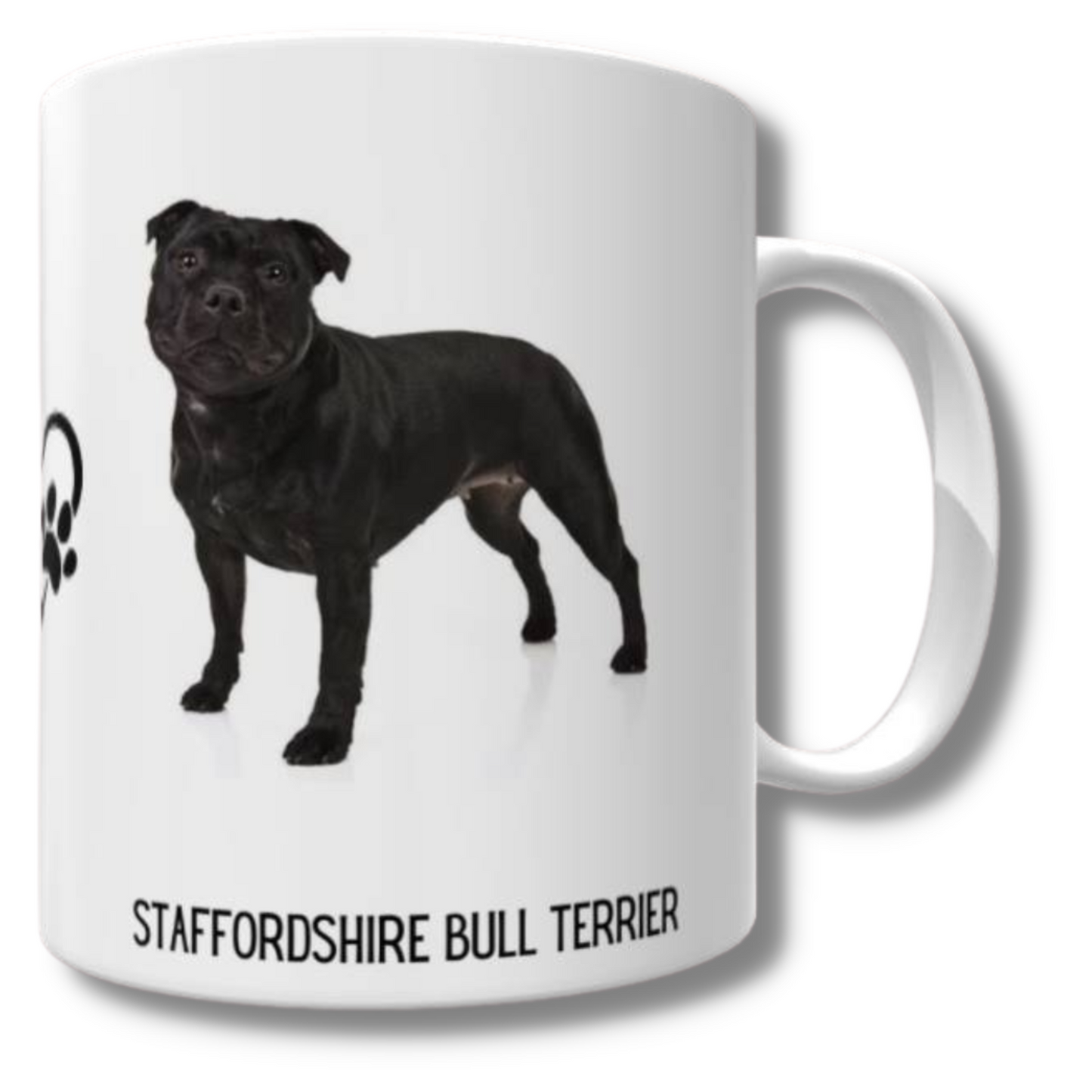 Staffordshire Bull Terrier Mug (Black) - The Pet Drop