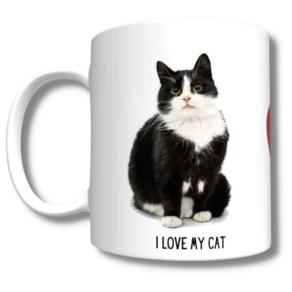 Black & White Cat Mug
