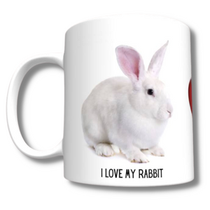 White Rabbit Mug